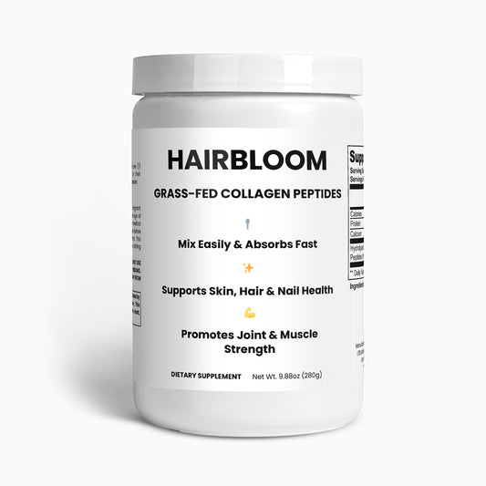 HairBloom Grass-Fed Hydrolyzed Collagen Peptides
