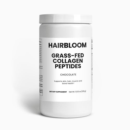 HairBloom Grass-Fed Collagen Peptides Powder (Chocolate)
