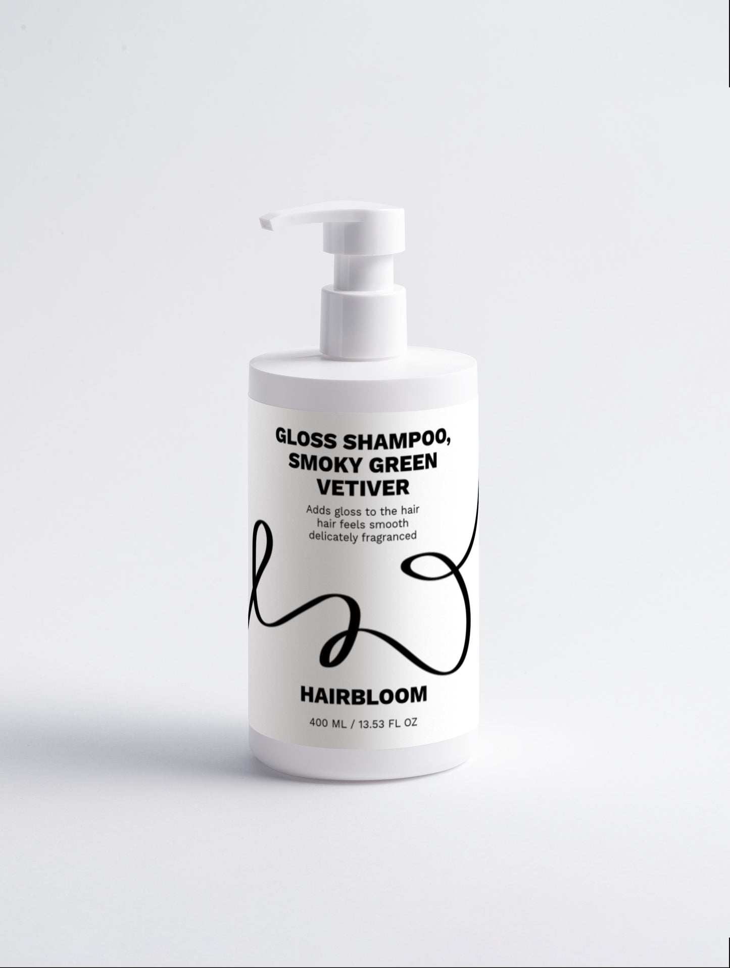 HairBloom Gloss Shampoo, Smoky Green Vetiver