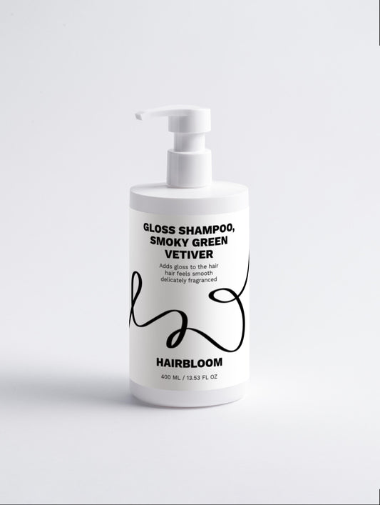 HairBloom Gloss Shampoo, Smoky Green Vetiver