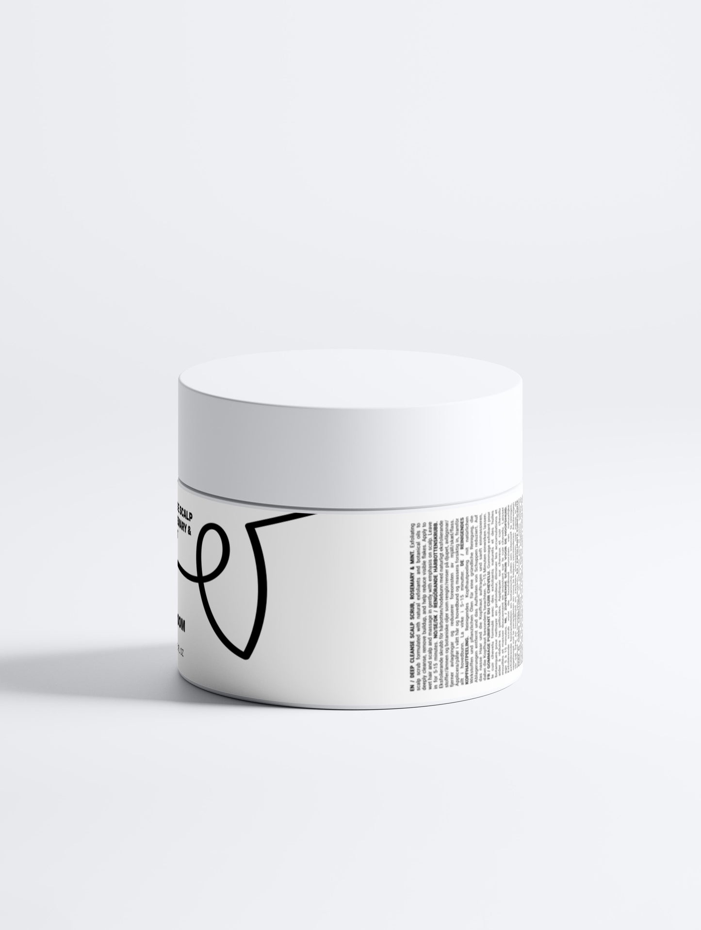 HairBloom Deep Cleanse Scalp Scrub, Rosemary & Mint