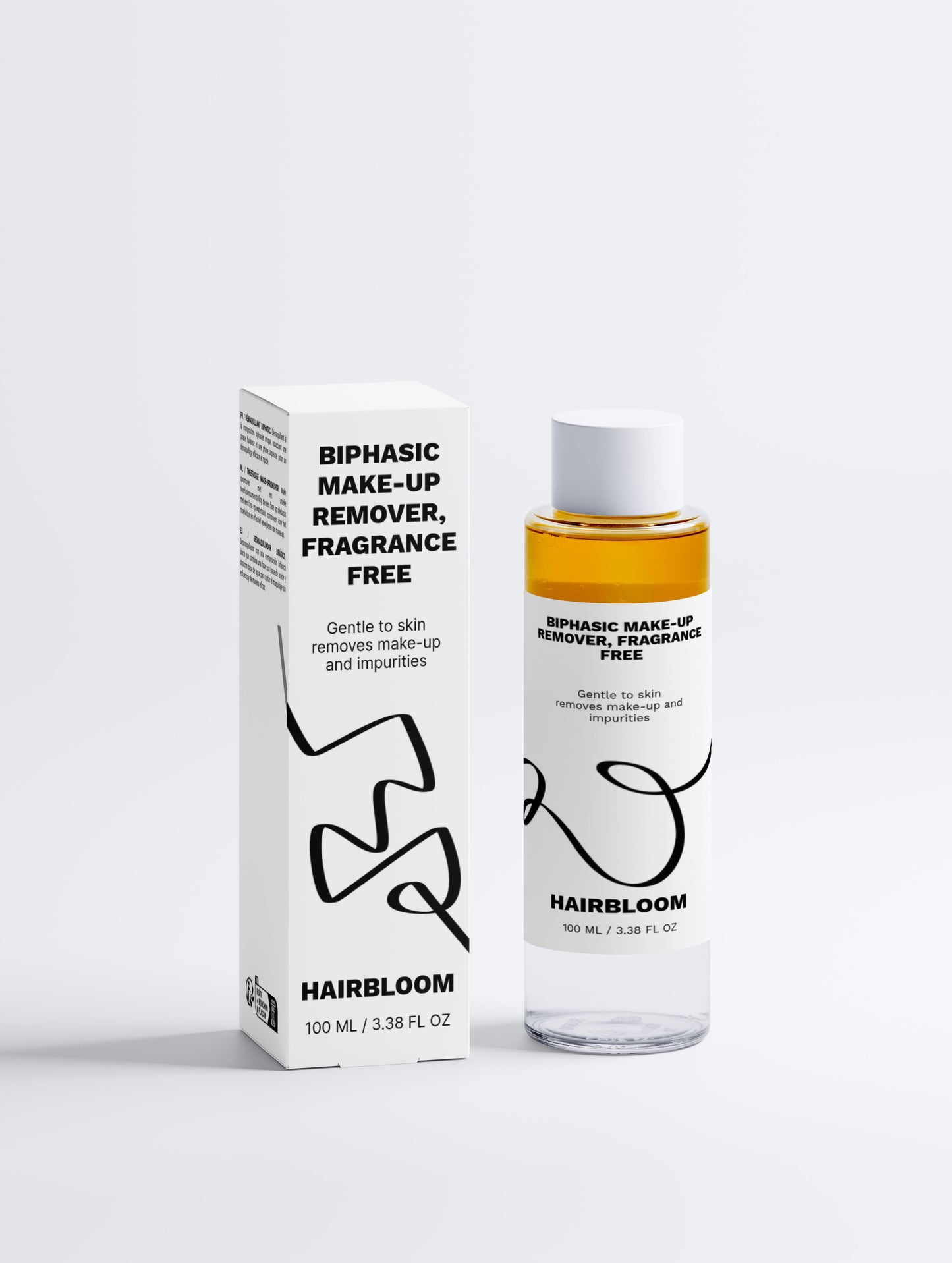 HairBloom BiPhasic Make-up Remover, Fragrance Free