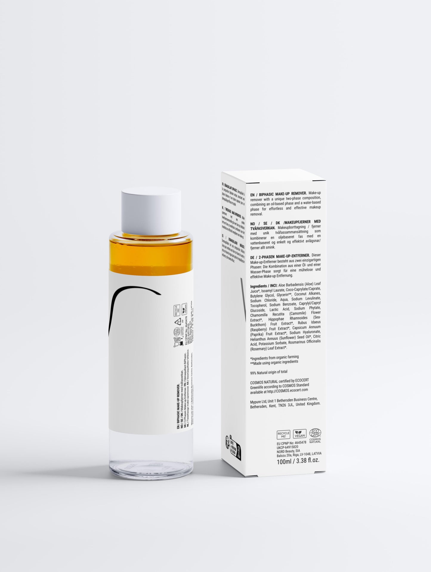 HairBloom BiPhasic Make-up Remover, Fragrance Free