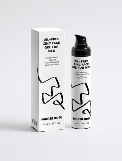 HairBloom Oil-Free Zinc Face Gel for Men