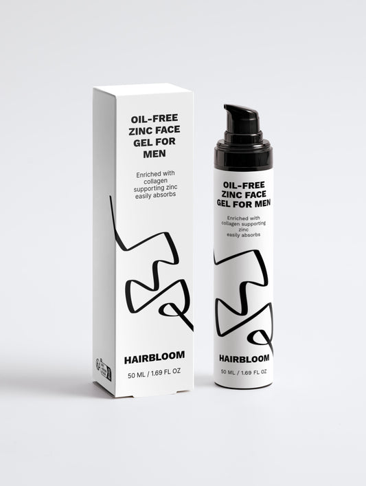 HairBloom Oil-Free Zinc Face Gel for Men