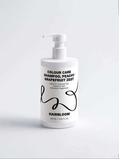 HairBloom Colour Care Shampoo, Peachy Grapefruit Zest