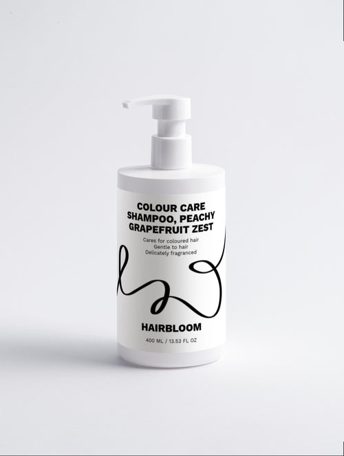 HairBloom Colour Care Shampoo, Peachy Grapefruit Zest