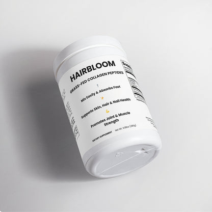 HairBloom Grass-Fed Hydrolyzed Collagen Peptides