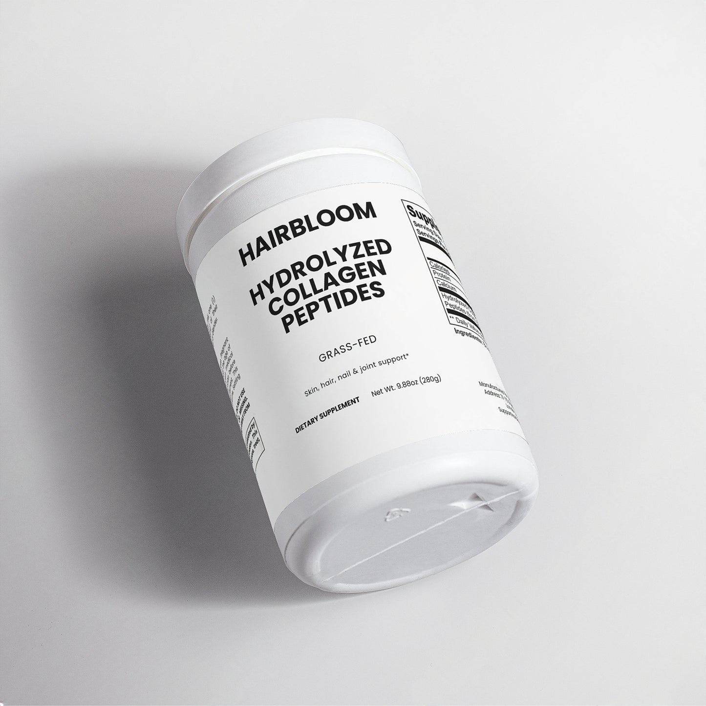 HairBloom Grass-Fed Hydrolyzed Collagen Peptides