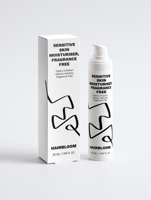 HairBloom Sensitive Skin Moisturiser, Fragrance Free
